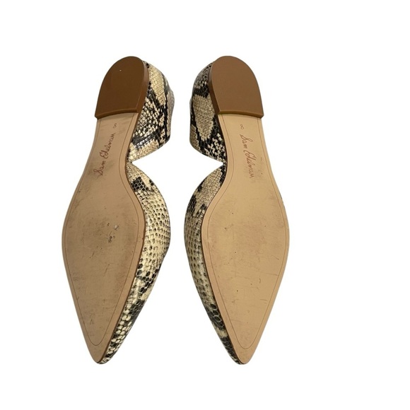 SAM EDELMAN Leather D'Orsay Flat Shoes size 8 - Picture 8 of 13